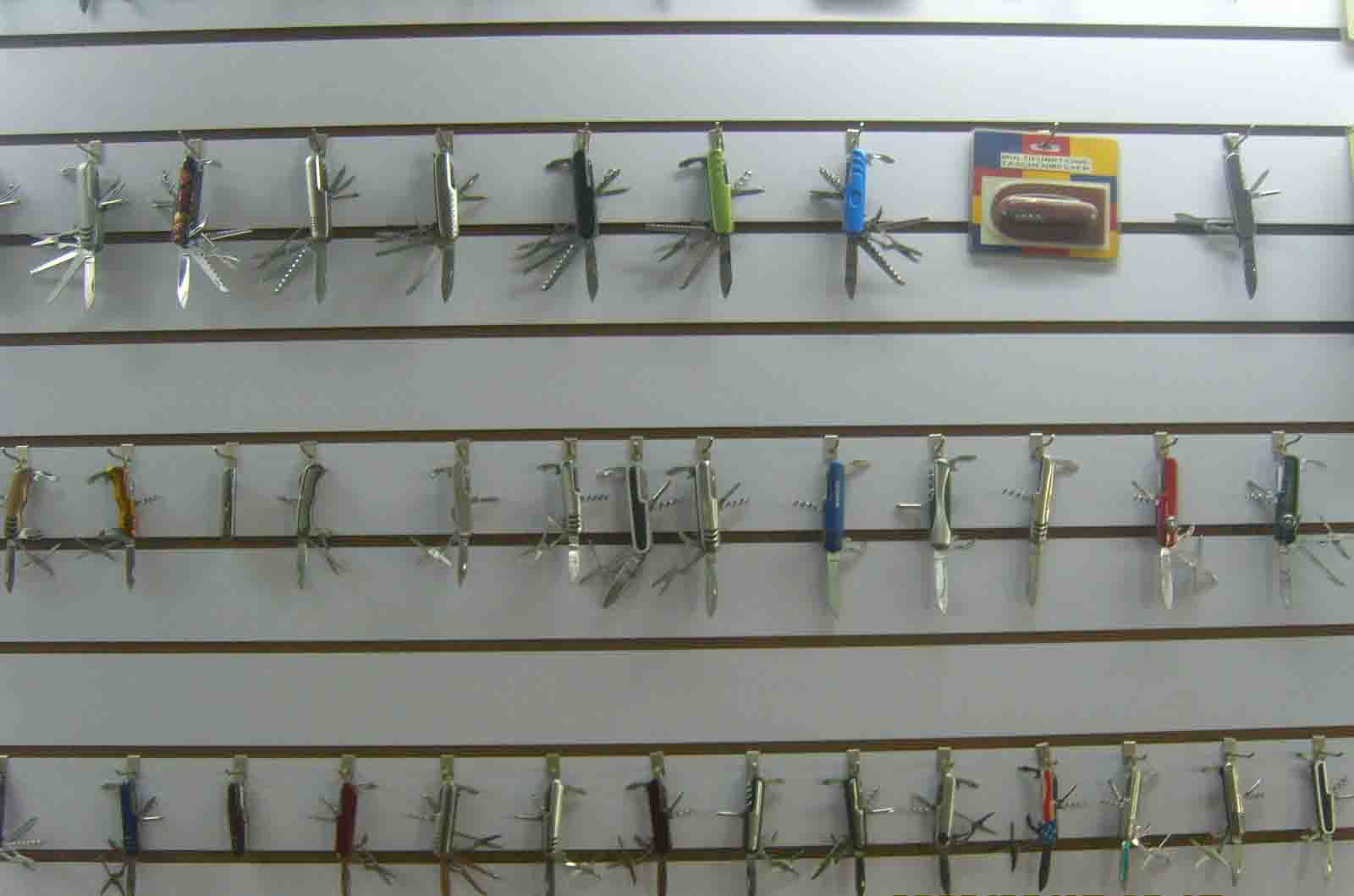 Finished products rack